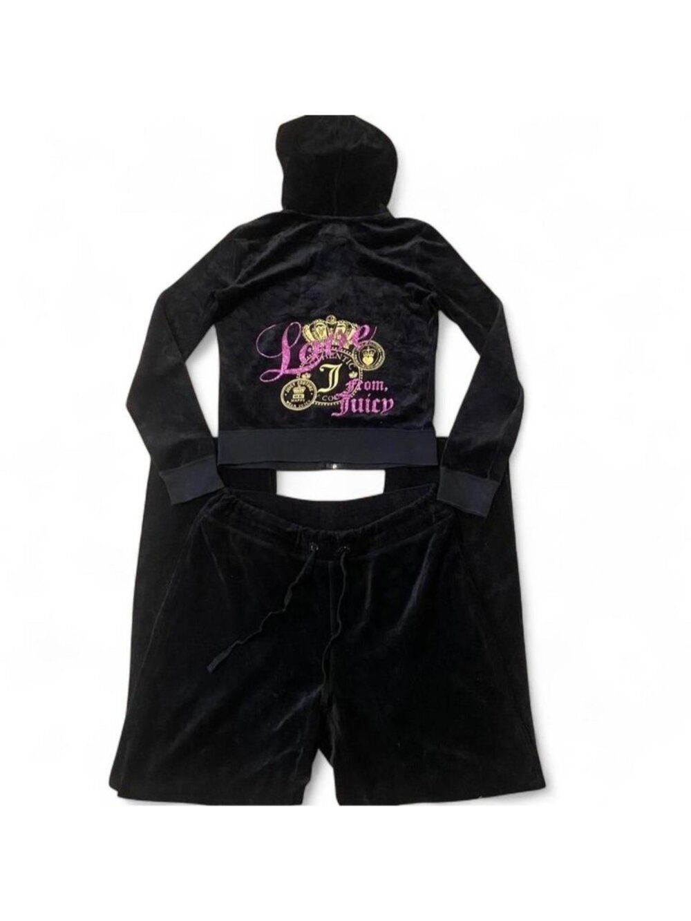 Vintage juicy couture glittery y2k tracksuit Size...